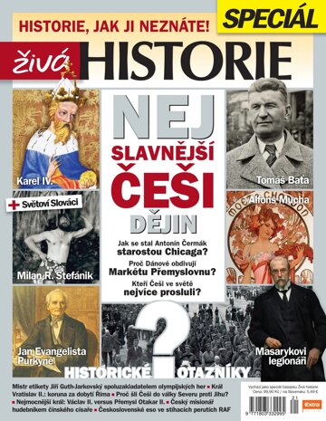 Obálka e-magazínu Živá historie 8/2015 SPECIÁL