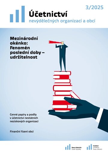 Obálka e-magazínu Účetnictví nevýdělečných organizací a obcí 3/2025