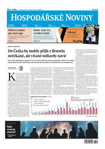 Obálka e-magazínu Hospodářské noviny 117 - 19.6.2026