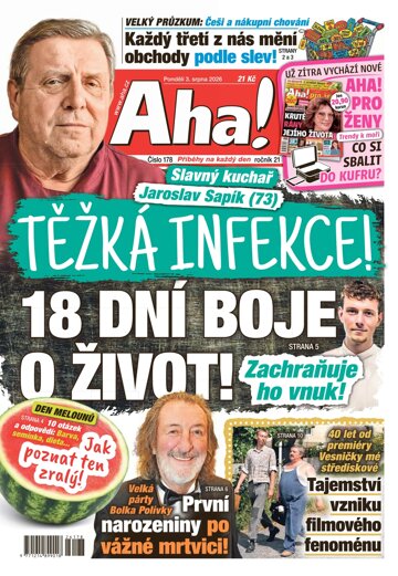 Obálka e-magazínu AHA! 3.8.2026