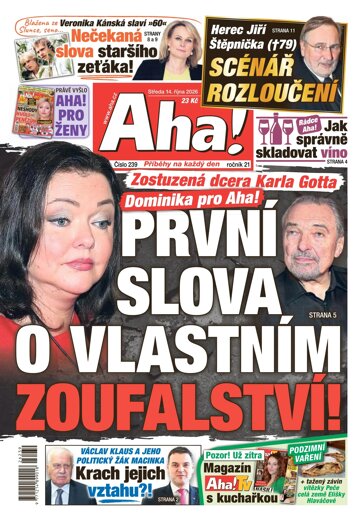 Obálka e-magazínu AHA! 14.10.2026