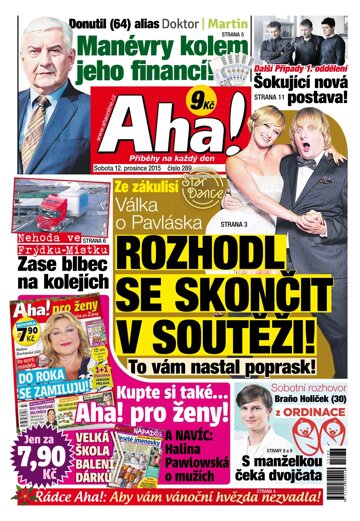 Obálka e-magazínu AHA! 12.12.2015