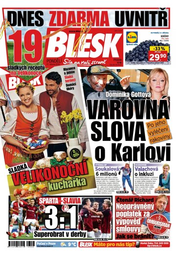 Obálka e-magazínu Blesk 21.3.2016