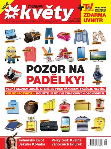 Obálka e-magazínu Týdeník Květy 48/2016