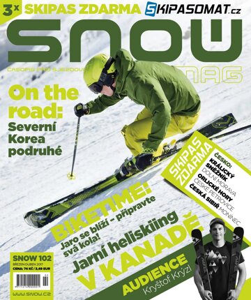 Obálka e-magazínu SNOW 102 - březen 2017