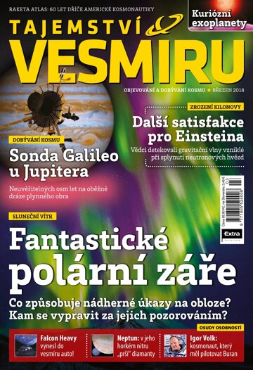 Obálka e-magazínu Tajemství Vesmíru 3/2018