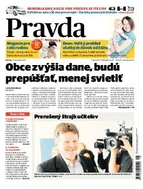 Obálka e-magazínu Pravda 29.11.2012
