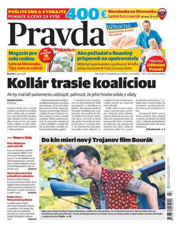 Obálka e-magazínu Pravda 2. 7. 2020