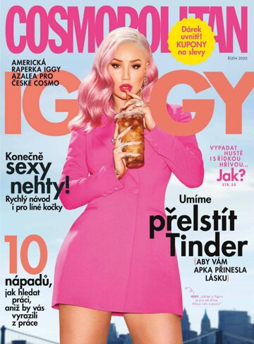 Obálka e-magazínu Cosmopolitan 10/2020