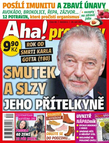 Obálka e-magazínu AHA! pro ženy 40/2020