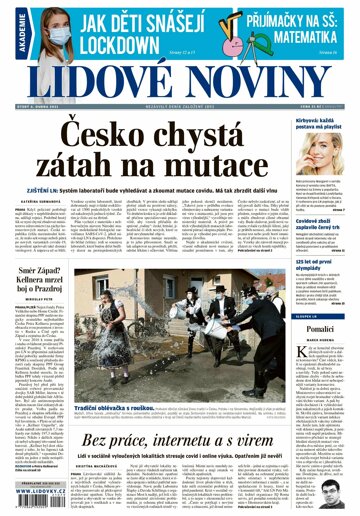 Obálka e-magazínu Lidové noviny 6.4.2021