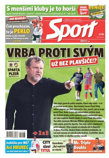 Obálka e-magazínu Sport 12.5.2021