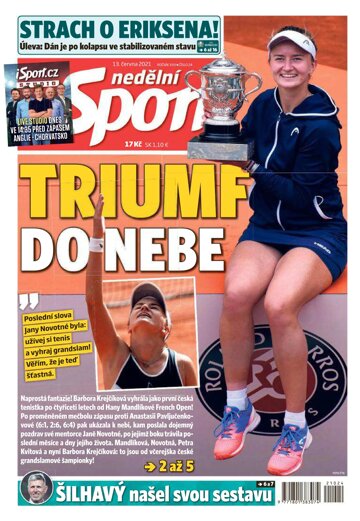 Obálka e-magazínu Nedělní Sport 13.6.2021