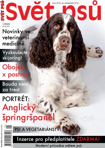 Obálka e-magazínu Svět psů 1/2022