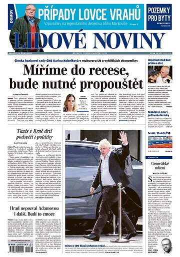 Obálka e-magazínu Lidové noviny 24.10.2022