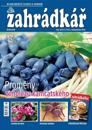 Obálka e-magazínu Zahrádkář 10/2016
