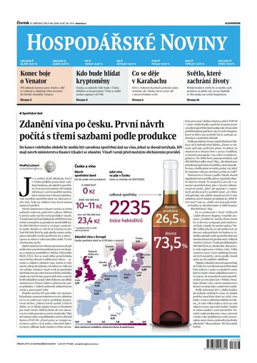 Obálka e-magazínu Hospodářské noviny 183 - 21.9.2023