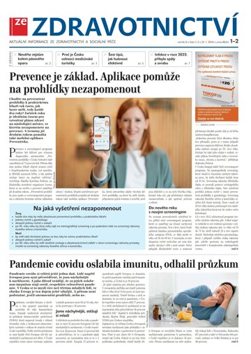 Obálka e-magazínu Ze Zdravotnictví 1-2/2024