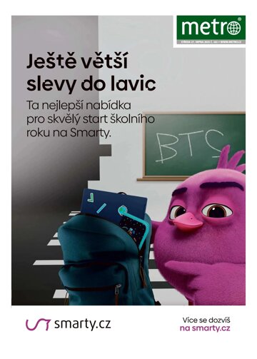Obálka e-magazínu deník METRO 27.8.2025