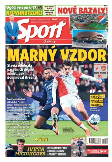 Obálka e-magazínu Sport 5.11.2025