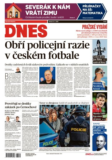 Obálka e-magazínu MF Dnes 25.3.2026