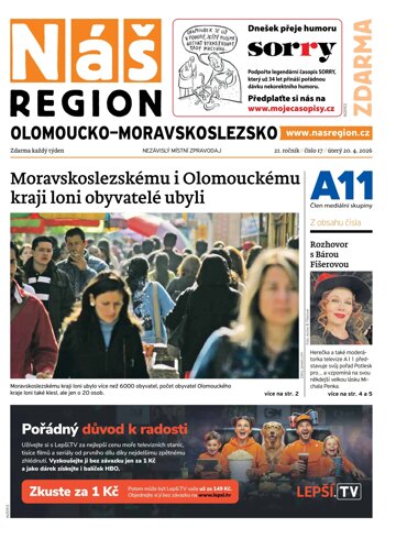 Obálka e-magazínu Náš Region - Olomoucko/Moravskoslezsko 17/2026