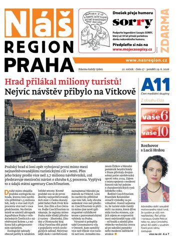 Obálka e-magazínu Náš Region - Praha 27/2026