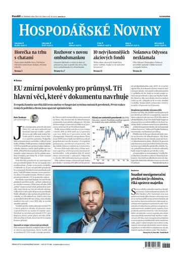 Obálka e-magazínu Hospodářské noviny 137 - 20.7.2026