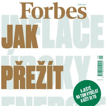 Obálka audioknihy Forbes září 2022