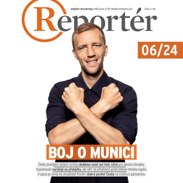 Obálka audioknihy Reportér červen 2024