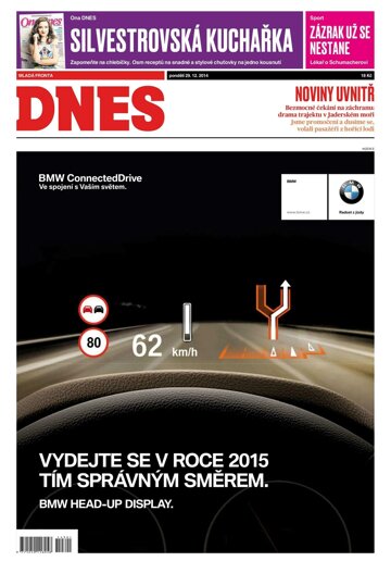 Obálka e-magazínu MF Dnes 29.12.2014