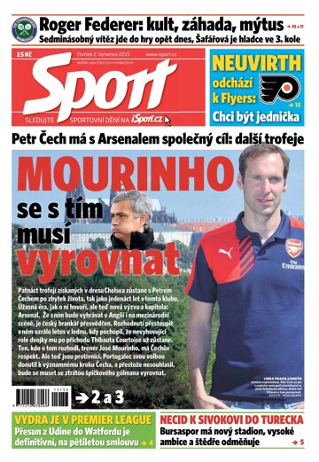 Obálka e-magazínu Sport 2.7.2015