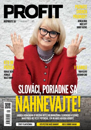 Obálka e-magazínu PROFIT (SK)