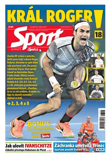 Obálka e-magazínu Sport 30.1.2017