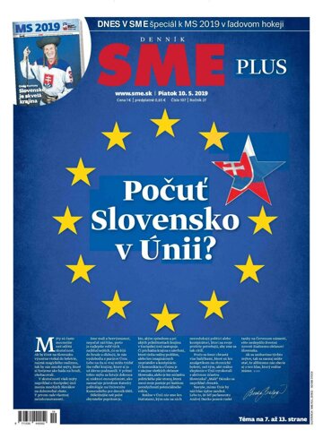 Obálka e-magazínu SME 10.5.2019