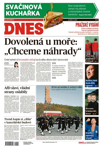 Obálka e-magazínu MF Dnes 2.9.2019