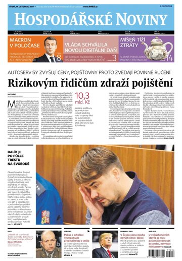 Obálka e-magazínu Hospodářské noviny 224 - 19.11.2019