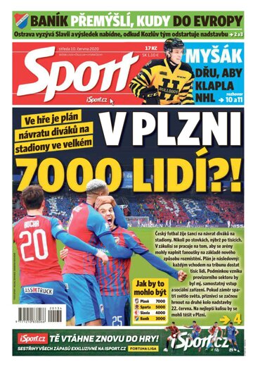 Obálka e-magazínu Sport 10.6.2020