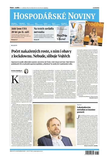 Obálka e-magazínu Hospodářské noviny 176 - 10.9.2021