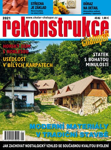 Obálka e-magazínu Rekonstrukce 2021 - příloha Chatař Chalupář