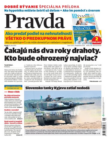 Obálka e-magazínu Pravda 22. 6. 2022