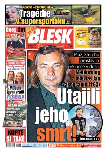 Obálka e-magazínu Blesk 25.6.2022