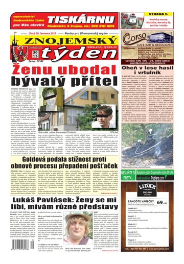 Obálka e-magazínu Znojemský týden 30 / 2015