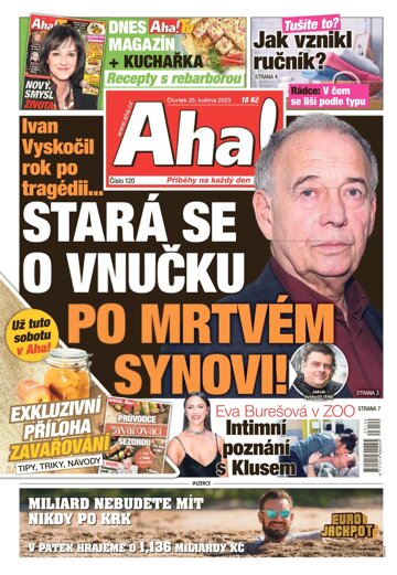 Obálka e-magazínu AHA! 25.5.2023