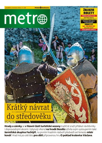 Obálka e-magazínu deník METRO 8.7.2024