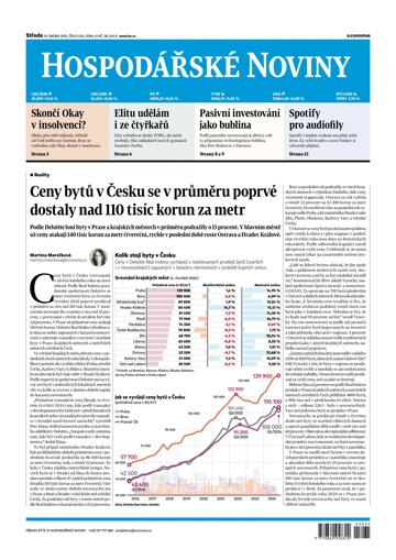 Obálka e-magazínu Hospodářské noviny 035 - 19.2.2025