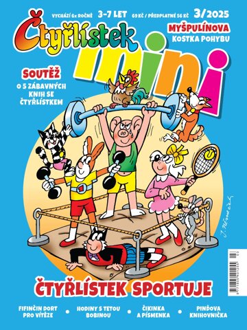 Obálka e-magazínu Čtyřlístek Mini 3/2025
