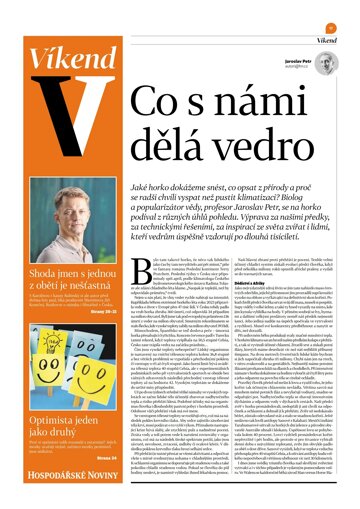 Obálka e-magazínu Hospodářské noviny - příloha Víkend 153 - 8.8.2025 Víkend