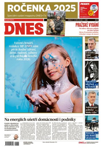 Obálka e-magazínu MF Dnes 31.12.2025