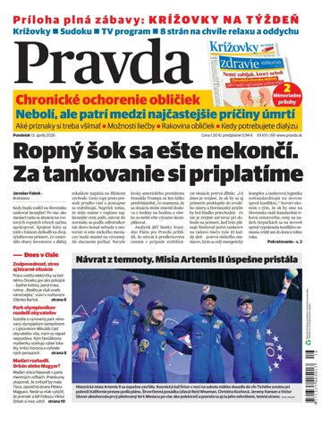 Obálka e-magazínu Pravda 13. 4. 2026